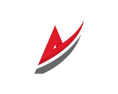 Bir Harf Logosu İş Şablonu Vektör simgesi