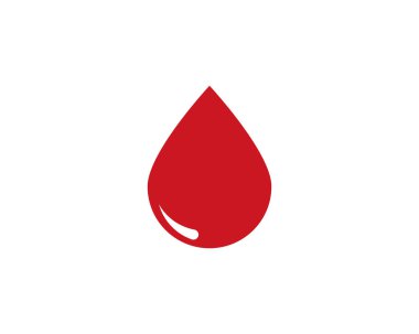 Kan Logo vektör simge tasarlamak