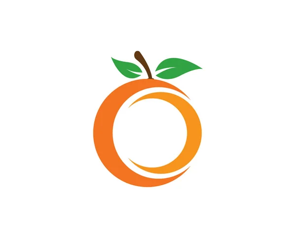 Turuncu şablon logo tasarımı