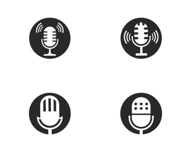 mikrofon vektör simge tasarlamak