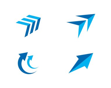 Oklar Logo şablonu vektör simge tasarlamak