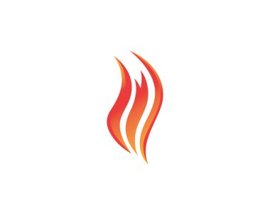 Yangın alev Logo şablonu vektör simge petrol, gaz ve enerji logo