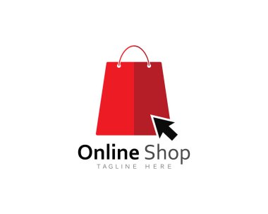 İş için online mağaza vektör logosu