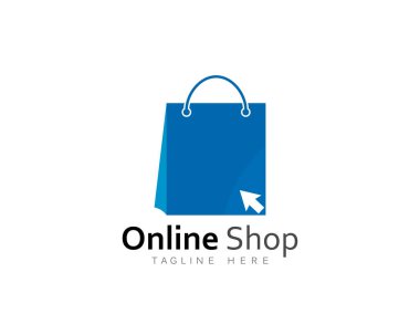 İş için online mağaza vektör logosu