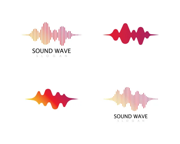 Illustration vectorielle des ondes sonores — Image vectorielle