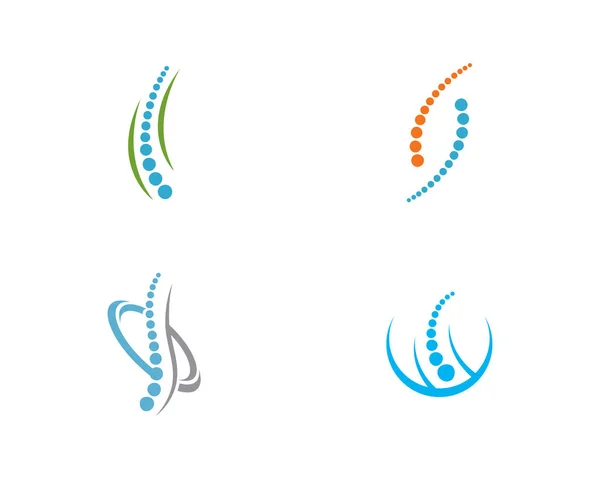Spine diagnostics symbol design — Stock Vector