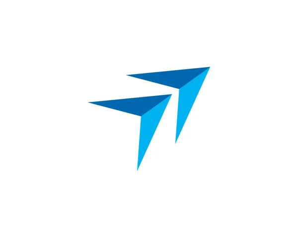Illustrazione dell'icona vettoriale del logo delle frecce — Vettoriale Stock