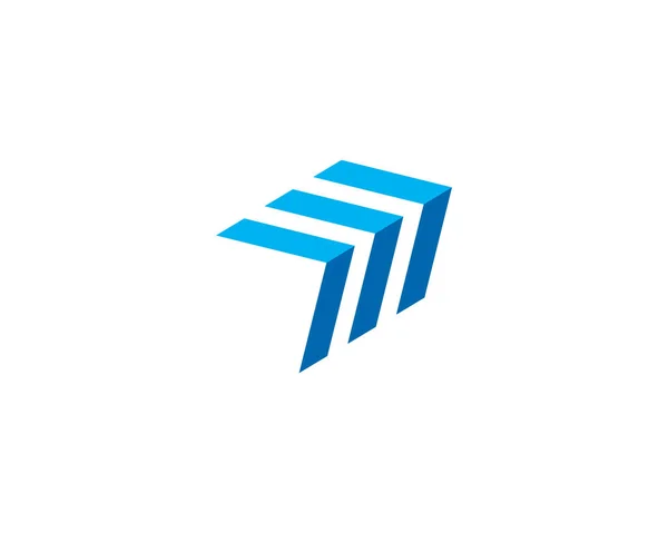 Illustrazione dell'icona vettoriale del logo delle frecce — Vettoriale Stock