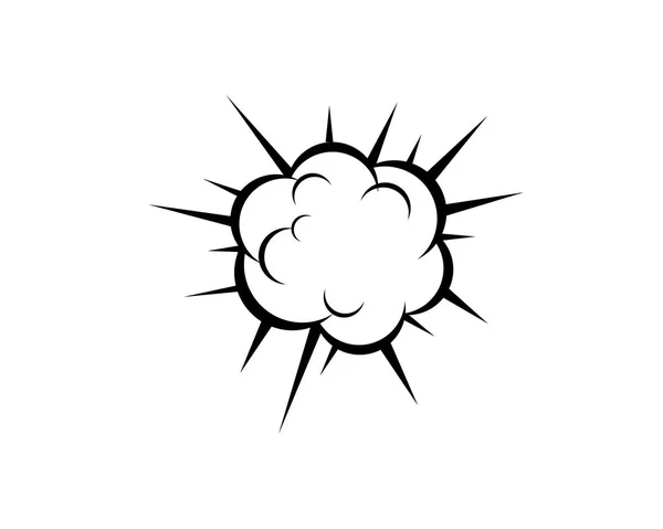 Conjunto de bomba explosão vetor logotipo ícone ilustração —  Vetores de Stock