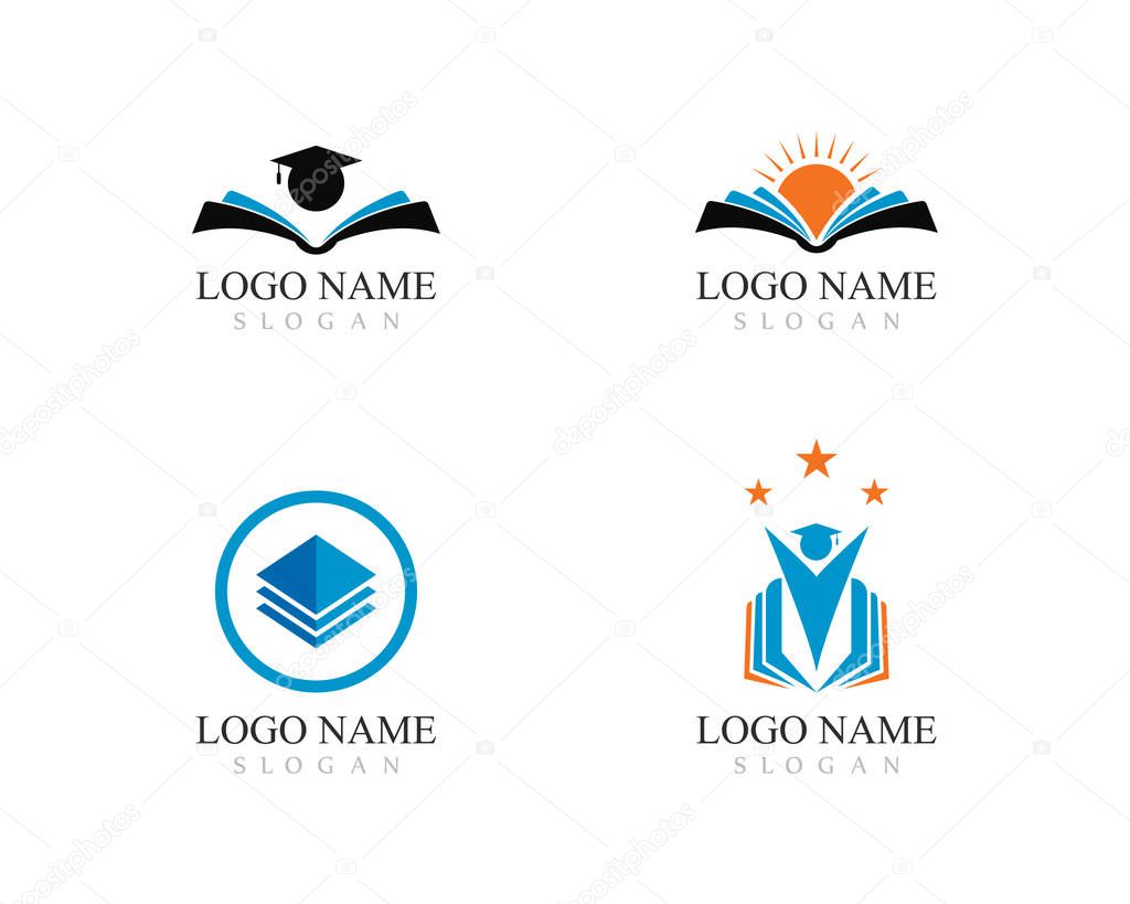 Education Logo Template vector illustration design