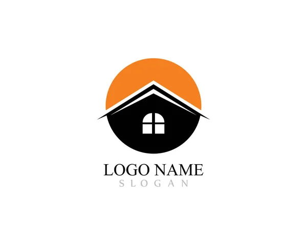 Real Estate , Property and Construction Logo design for business — Stock Vector