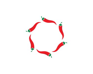 biber illüstrasyon sembol simge vektör şablon