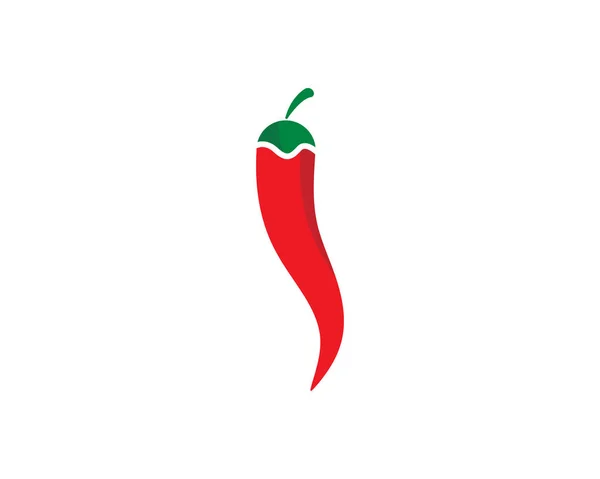 Chili ikona ilustracja logo szablon wektor — Wektor stockowy