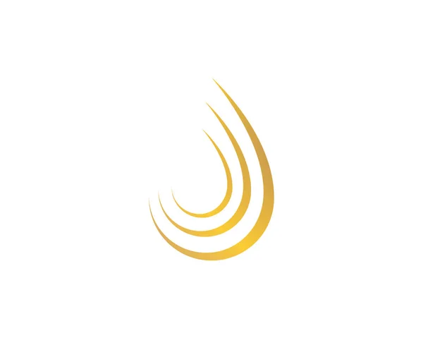 Шаблон логотипу волосся Векторні ілюстрації піктограм — стоковий вектор