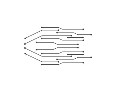 devre teknoloji halat vektör