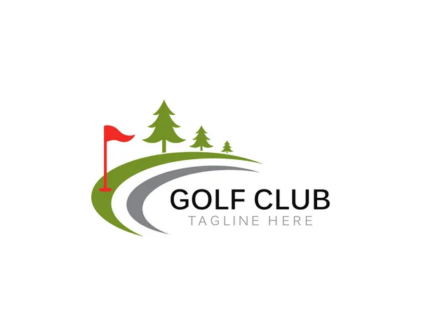 Logo Golf Modello icona illustrazione vettoriale — Vettoriale Stock