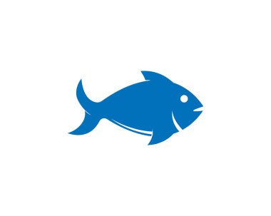 Balık logo şablonu.