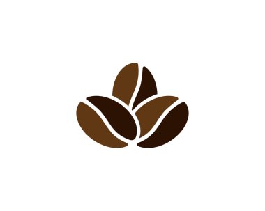 vektör kahve fasulye illüstrasyon vektör şablon