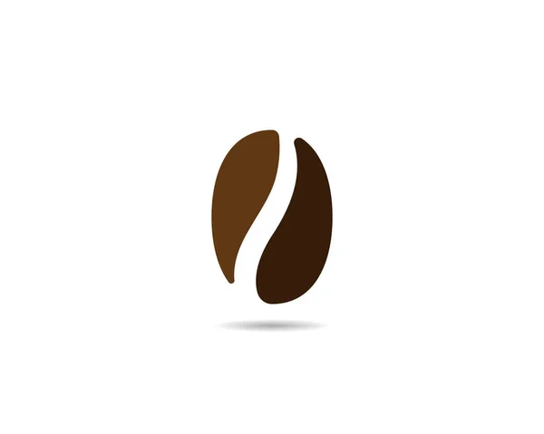 Chicchi di caffè vettoriale modello icona vettoriale illustrazione — Vettoriale Stock