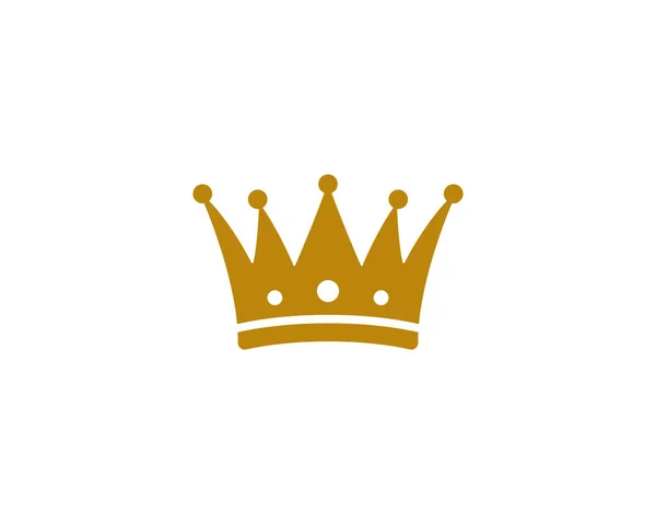 Crown logo template vector — Stockvector