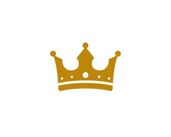 Вектор шаблону логотипу корони — стоковий вектор