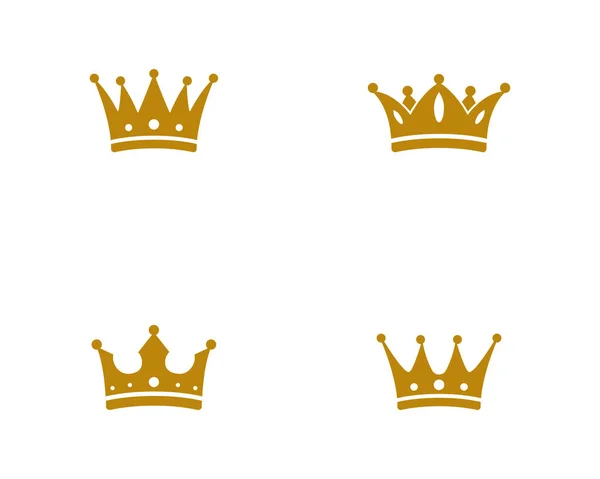 Crown logo template vector — Stockvector