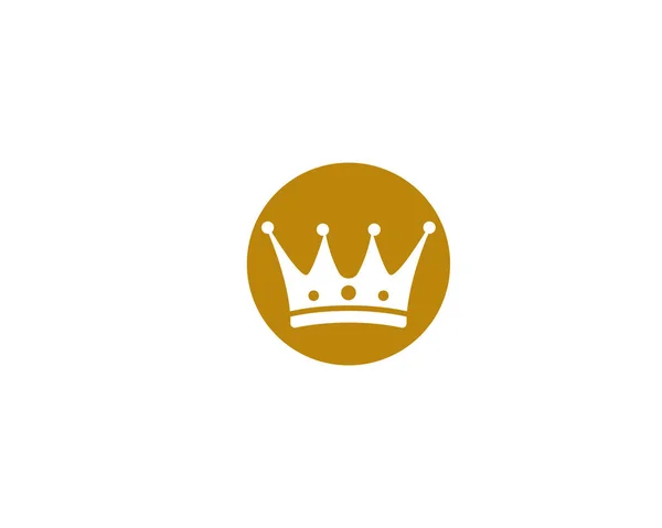 Πρότυπο λογότυπο Crown διάνυσμα — Διανυσματικό Αρχείο