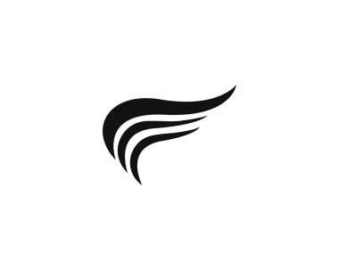 illüstrasyon kanat sembol simge vektör şablon