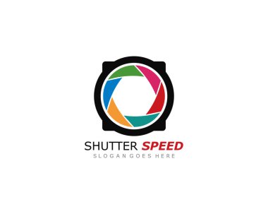 Kamera Fotoğrafçılığı logosu vektör simgesi illüstrasyon