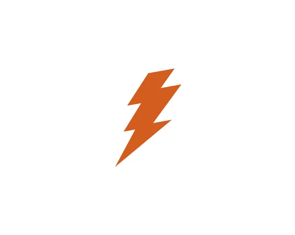 Αστραπή, στοιχείο σχεδιασμού λογότυπο φορέα ηλεκτρικής ενέργειας. Ενέργεια και — Διανυσματικό Αρχείο
