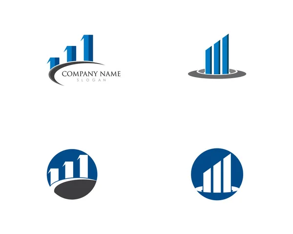 Modèle de logo professionnel Business Finance vecteur — Image vectorielle