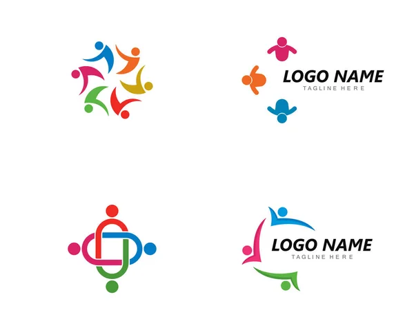 Modelo de vetor de logotipo Community Care —  Vetores de Stock