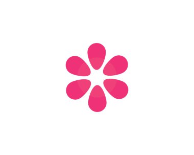 Güzellik Vektörü çiçek tasarımı logo şablonu simgesi 