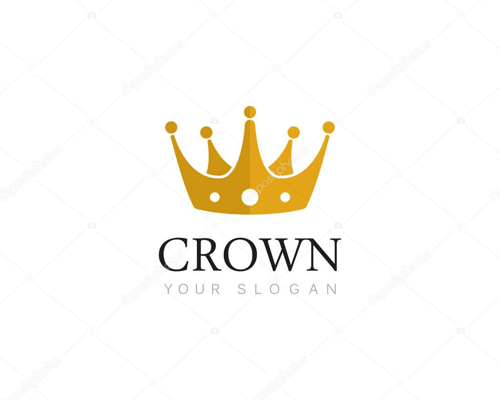 Crown Logo Template vector illustration