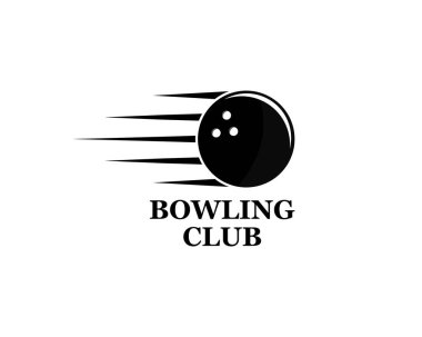 Vektör bowling logoları, bowling logosu amblemler ve bowling lo seti