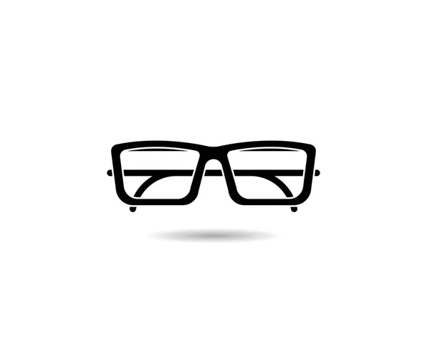 Brille Logo Design Vektor — Stockvektor