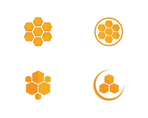 Honing logo sjabloonontwerp vector, embleem, ontwerp concept — Stockvector