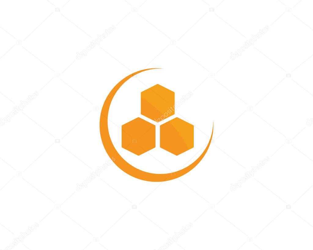 Honey Logo Template Design Vector, Emblem, Design Concept