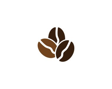 vektör kahve fasulye illüstrasyon vektör şablon