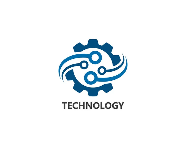 Vector logo technologie concept illustratie — Stockvector