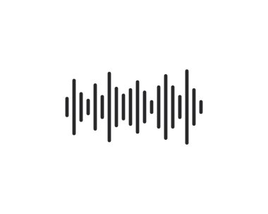 Ses dalgaları illüstrasyon vektör