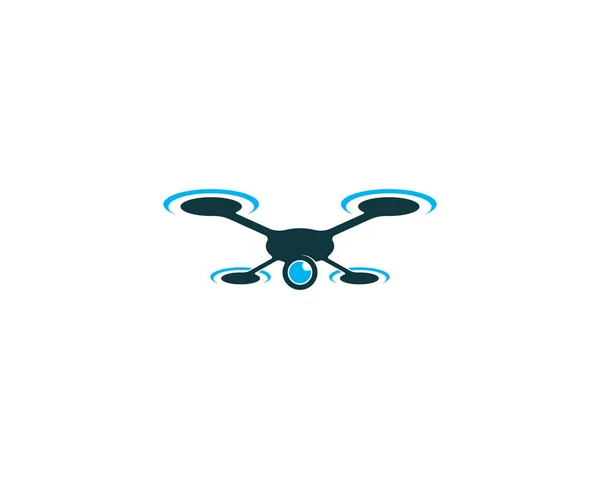 Значок вектора логотипа дрона — стоковый вектор