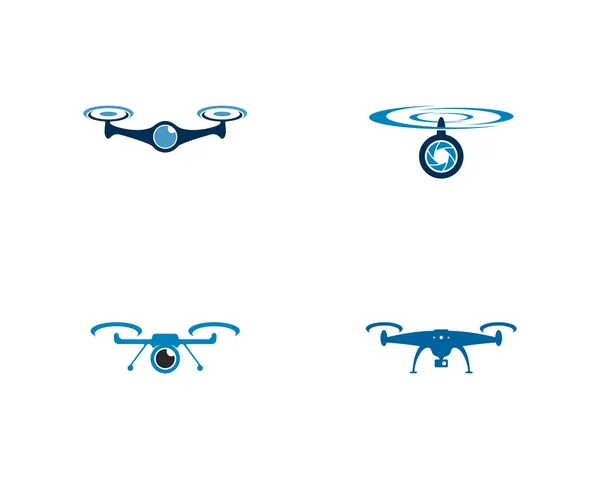 Logo du drone icône vectorielle — Image vectorielle