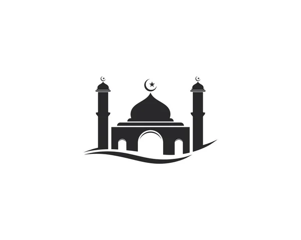 Mosque Moslem icon vector Diseño de ilustración — Vector de stock