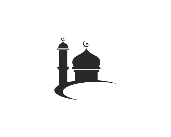 Mosque Moslem icon vector Illustration design — Stock Vector