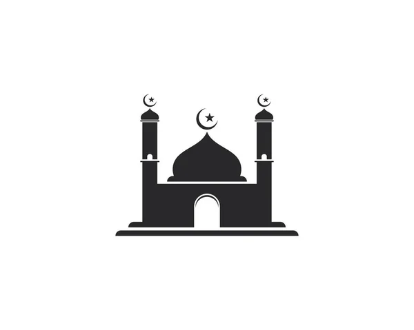 Mosque Moslem icon vector Diseño de ilustración — Vector de stock