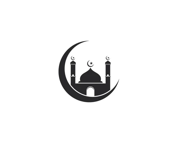 Mosque Moslem icon vector Illustration design — Stock Vector