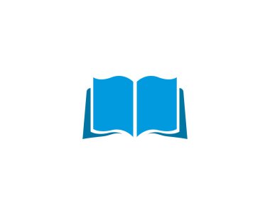 Kitap Logosu Şablon vektör Çizimi