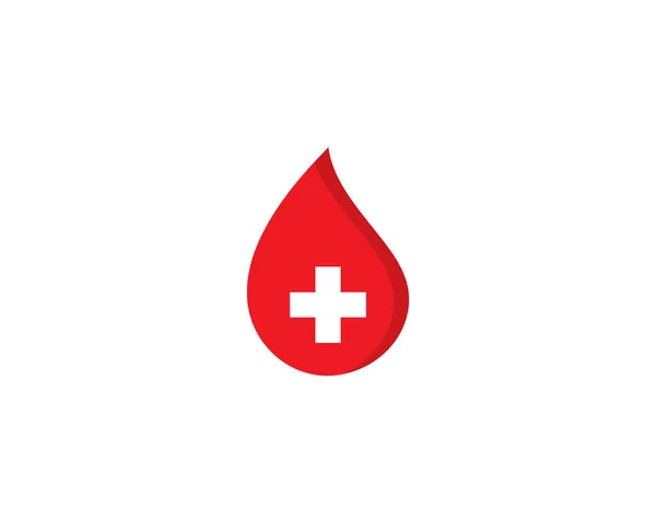 Krew Logo wektor ikona ilustracja — Wektor stockowy