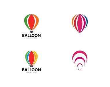 Balon vektör simgesi şablonu